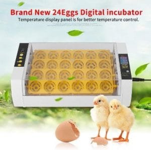 incubadora de huevos con volteo