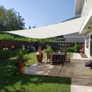 Toldo vela rectangular